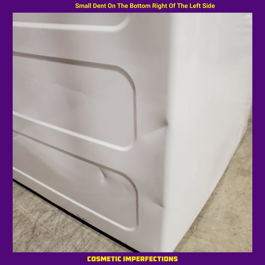GE® 4.2 cu. ft. Capacity Washer with Stainless Steel Basket GTW335ASNWW - Certified Refurbished and GE 6.2 cu. ft. Capacity Electric Dryer with Up To 120 ft. Venting and Shallow Depth GTD33EASKWW - Certified Refurbished