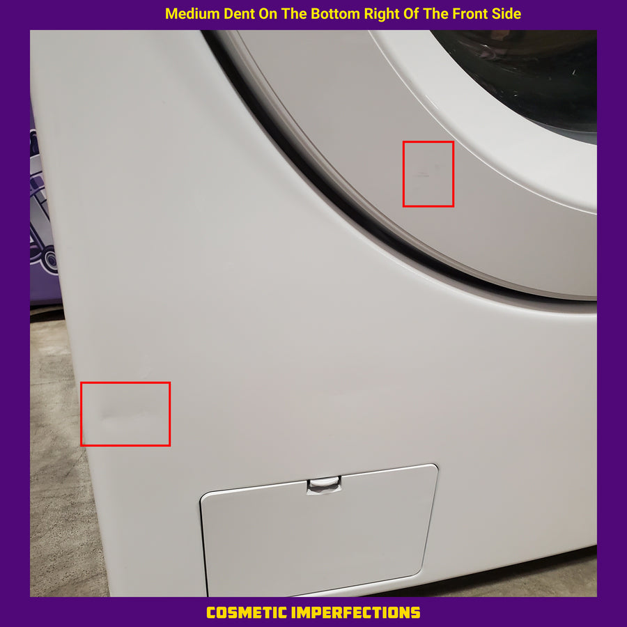 LG Ultra Large Capacity Front Load 4.5 Cu. Ft. Washer in White with ColdWash Technology WM3400CW - Scratch & Dent (Moderate)