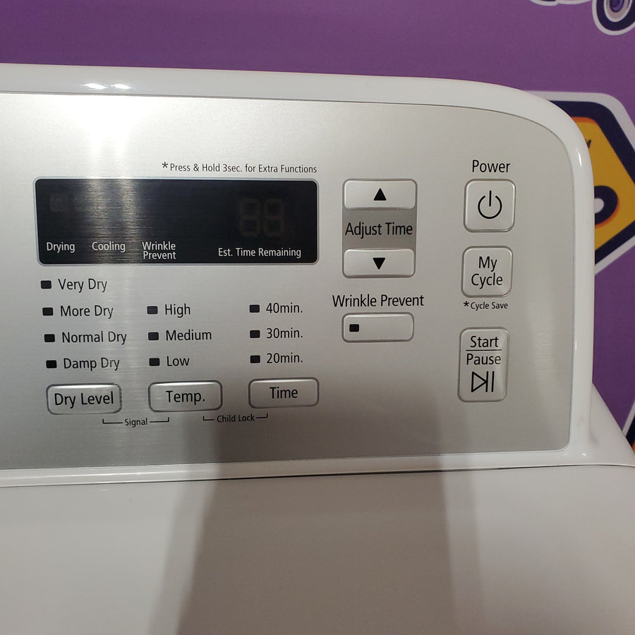 Samsung 7.2-cu ft Electric Dryer in White DV400EWHDWR - Certified Refurbished