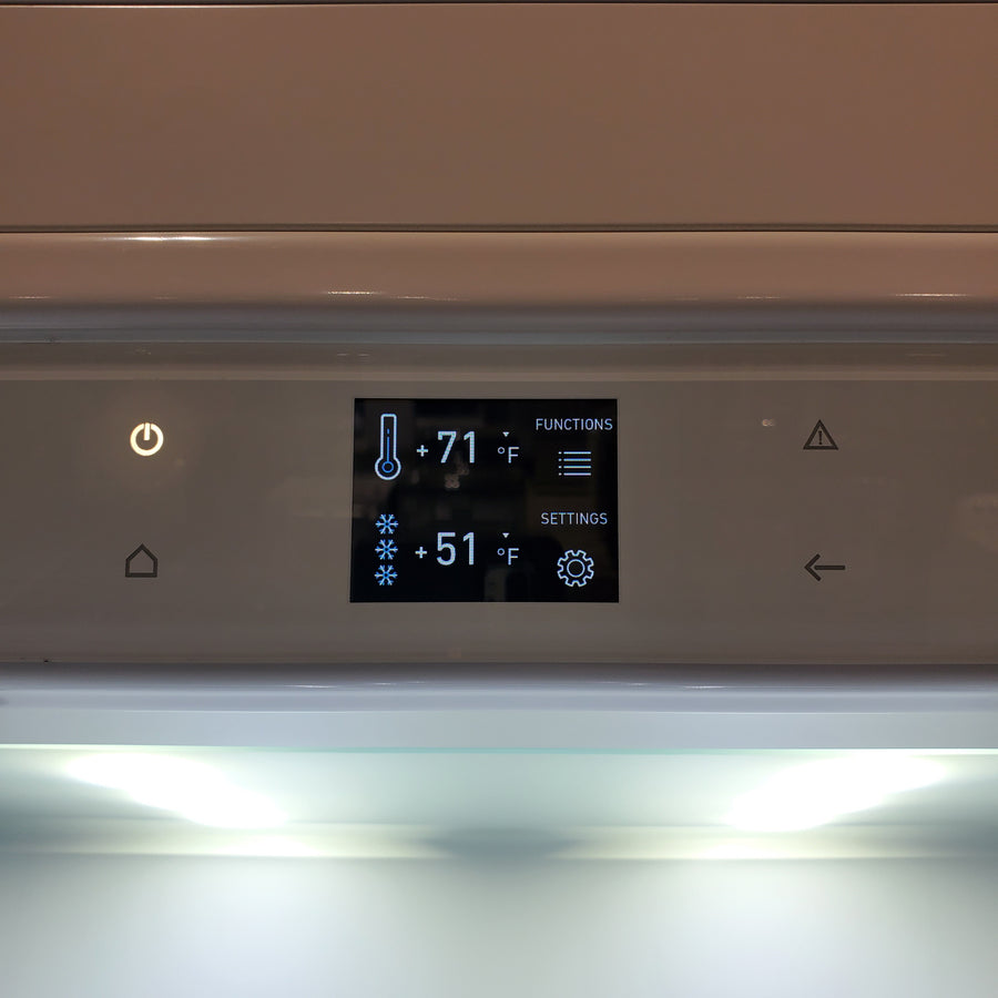 Bertazzoni Built-In Bottom Freezer Refrigerator with 19.6 Cu. Ft. Total Capacity, Touch-Controls, Lateral Airflow System, and Ice Maker REF36BMBIXLT - Scratch & Dent (Minor)