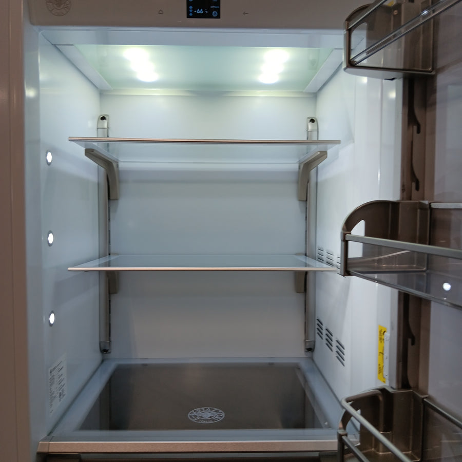 Bertazzoni 30 Inch Panel Ready Built-In Bottom Mount Refrigerator with 15.5 cu. ft. Capacity, Digital Touch-Controls, Lateral Airflow System, and Ice Maker REF30BMBIPRT - Scratch & Dent (Minor)