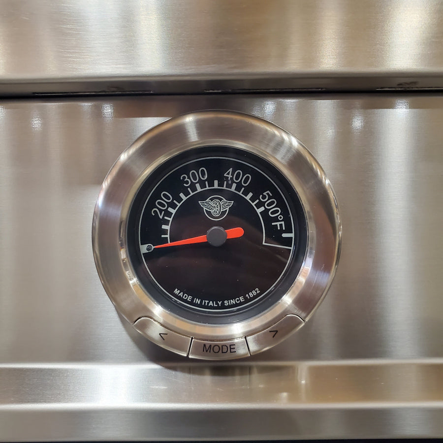Bertazzoni 48 Inch Freestanding Dual Fuel Range with 6 Sealed Burners, 7 cu. ft. Total Capacity, Continuous Grates, Self-Clean, and Griddle PRO486BTFEPNET - Scratch & Dent (Minor)