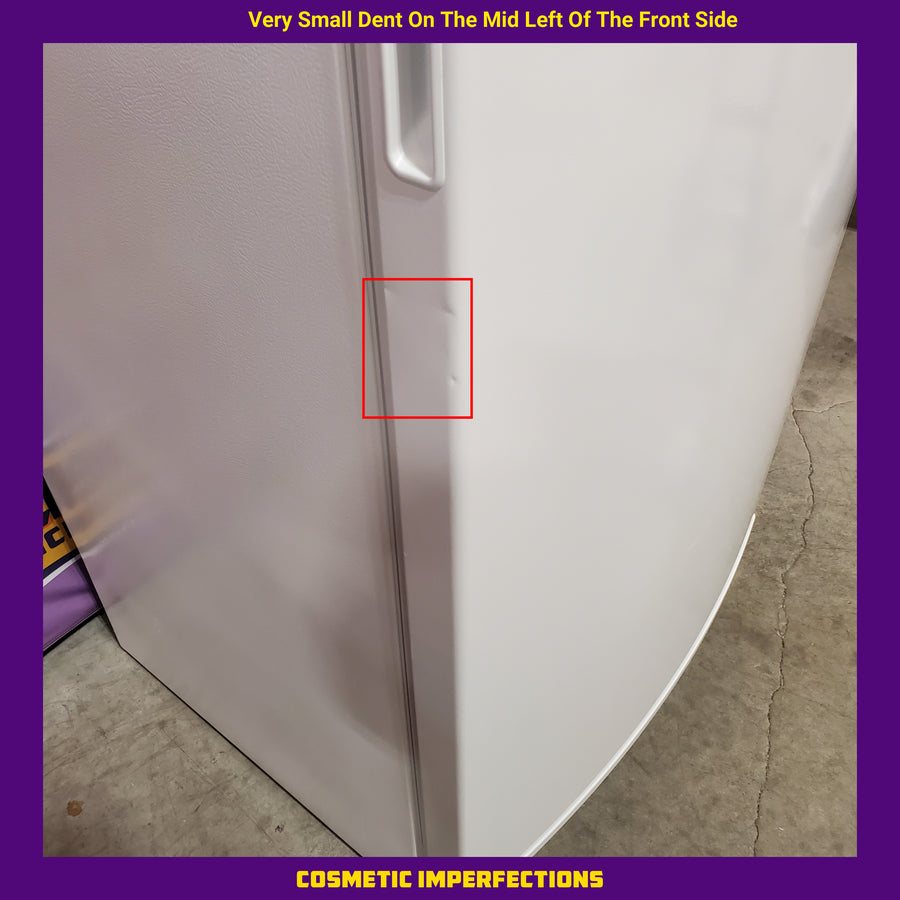 Whirlpool 18 cu. ft. Upright Freezer with LED Lighting and Fast Freeze 22421720 - WZF34X18DW - Scratch & Dent (Minor)