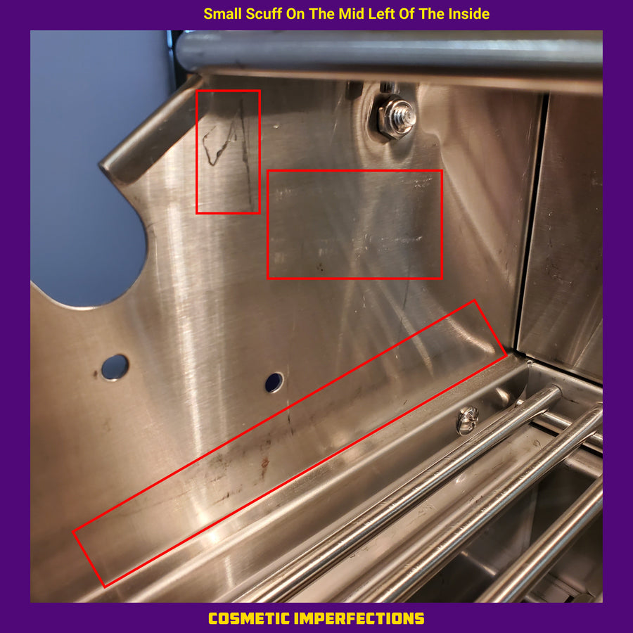Coyote CL-Series 36-in 4-Burner Built-In Natural Gas Grill w/ Lift-Assist Hood & Safety Valve C3CL36NG - Scratch & Dent (Minor)
