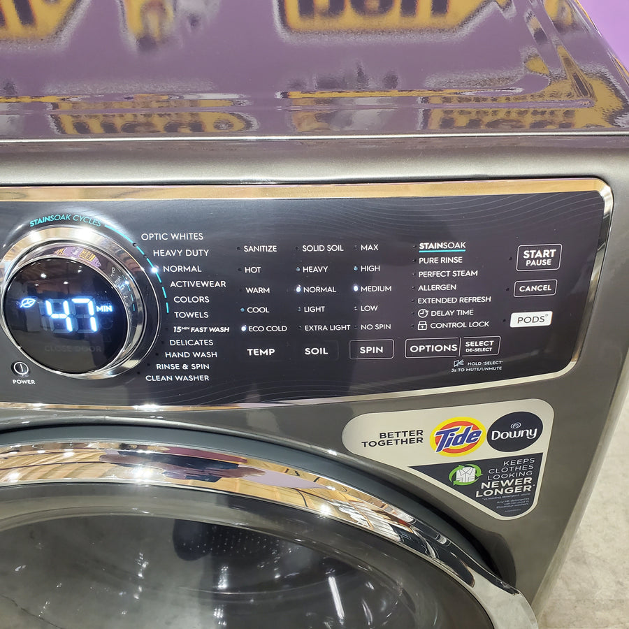 Electrolux Titanium Front Load 600 Series 4.5 Cu. Ft. Washer with Smartboost and Hand Wash Cycle ELFW7637AT - Scratch & Dent (Minor)