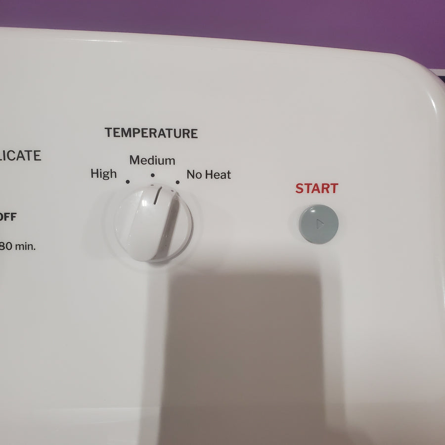 Hotpoint 6.2 cu. ft. Capacity Electric Dryer with Up To 120 ft. Venting and Shallow Depth HTX26EASWWW - Scratch & Dent (Minor)
