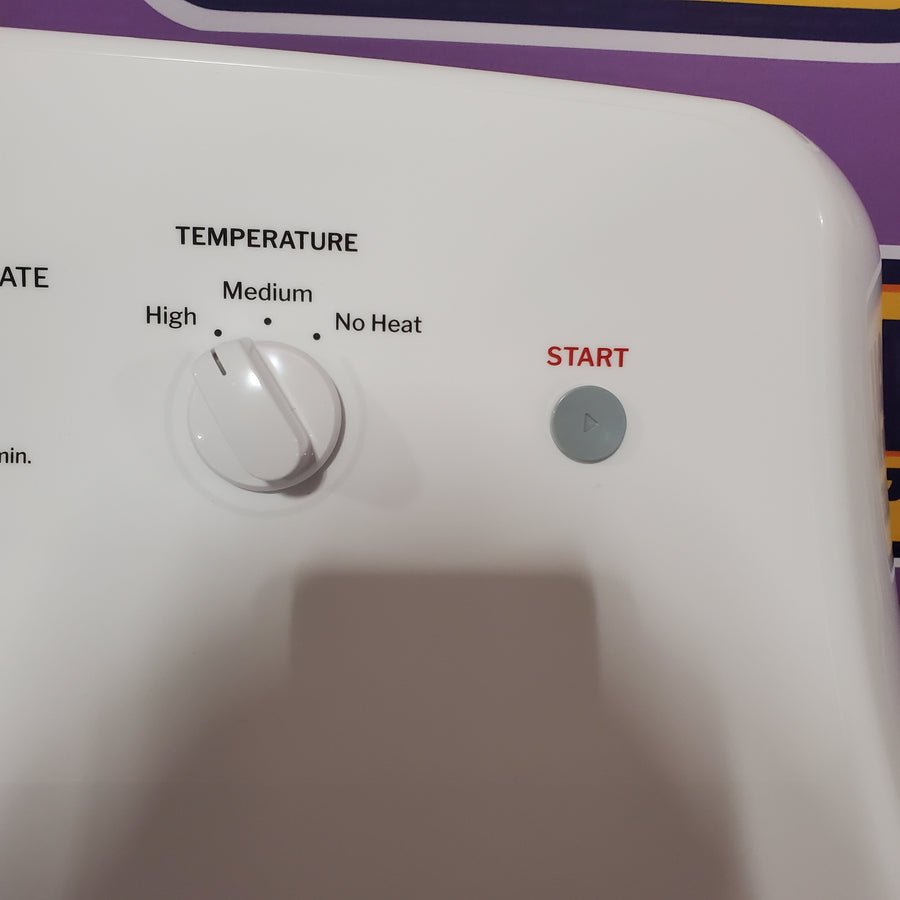 Hotpoint® 4.0 cu. ft. Capacity Washer with Cold Plus and Water Level Control HTW265ASWWW - Scratch & Dent (Minor) and Hotpoint 6.2 cu. ft. Capacity Electric Dryer with Up To 120 ft. Venting and Shallow Depth HTX26EASWWW - Scratch & Dent (Moderate)
