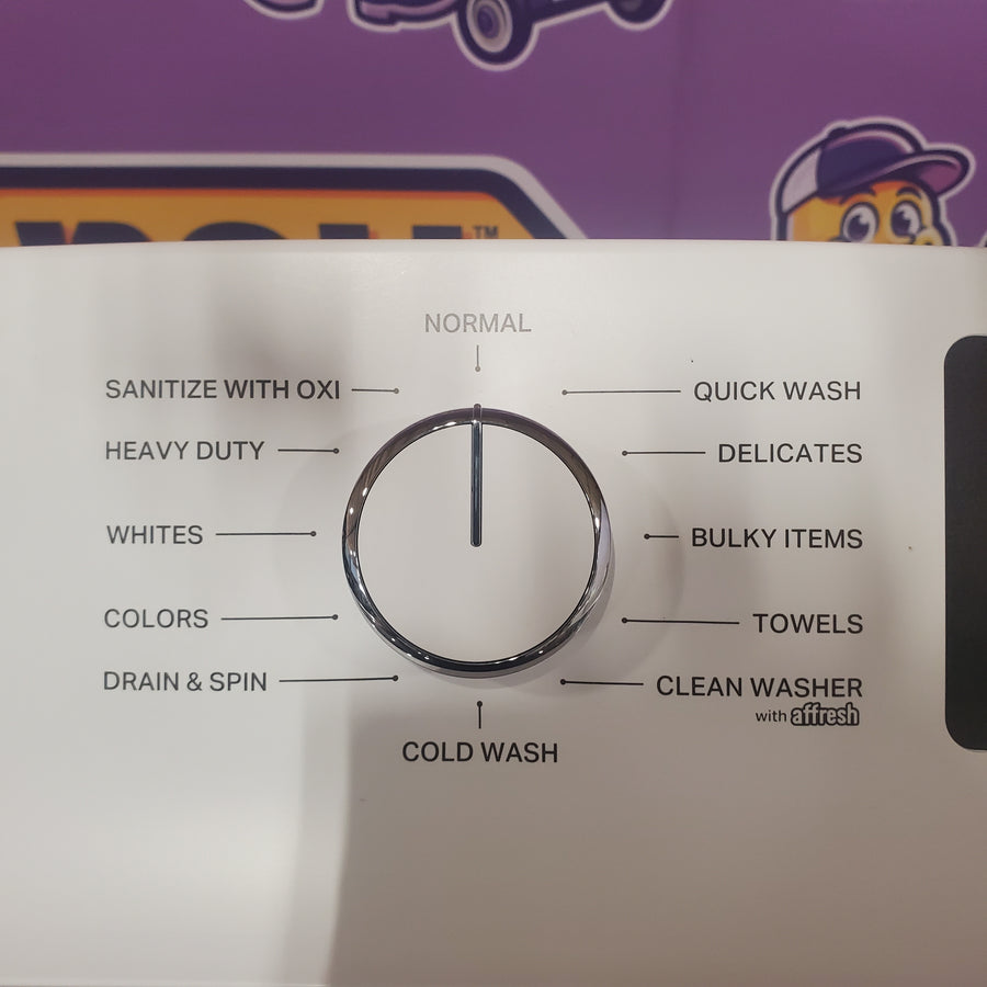 Whirlpool 4.2-4.3 Cu. Ft. Top Load Washer with 2-in-1 Removable Agitator and Soft Close Glass Lid WTW4307SW - Open Box and Whirlpool 7.0 cu. ft. Electric Dryer with Adaptive Dry and Wrinkle Shield™ Option WED4307SW - Scratch & Dent (Minor)
