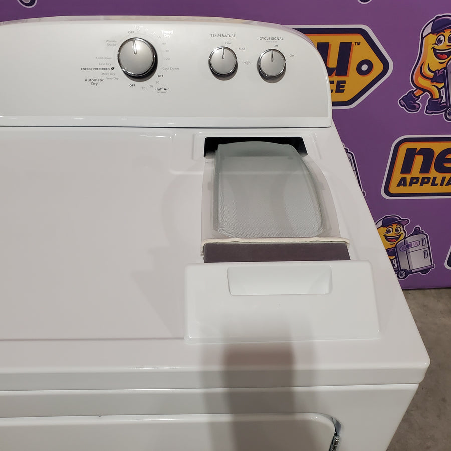 Whirlpool White Electric Extra Large 7.0 Cu. Ft. Dryer with Wrinkle Shield 22421743 - WED4815EW - Open Box
