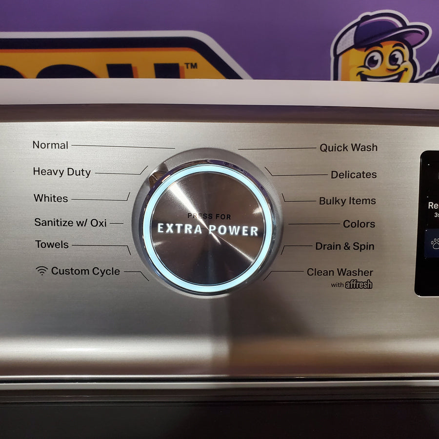 Maytag 5.3 cu. ft. Pet Pro Top Load Washer in White with Impeller, Extra Power and Sanitize Cycle with Oxi 22521689 - MTW7200RW - Scratch & Dent (Minor)