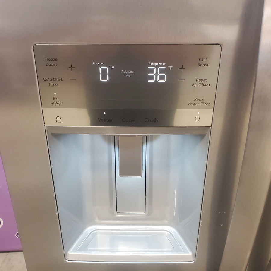 Frigidaire Gallery Smudge Proof Stainless Steel 26 Cu. Ft. Side by Side Refrigerator with Bright LED Lighting GRSS2652AF - Scratch & Dent (Minor)