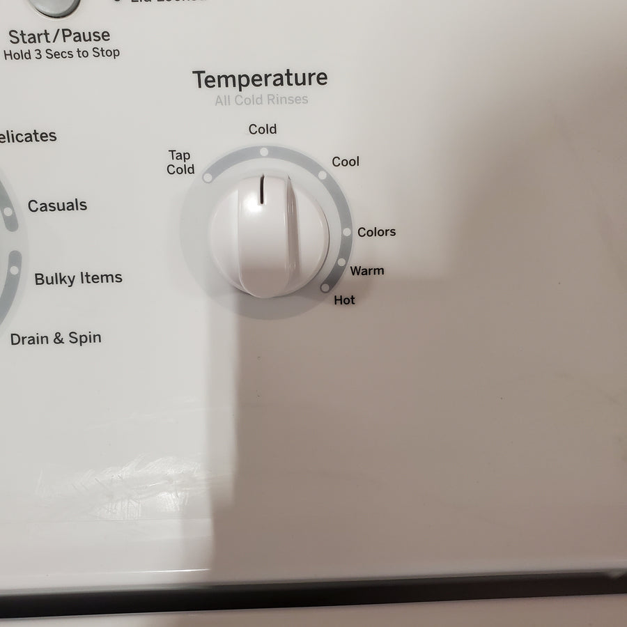GE 3.8 cu. ft. Capacity Top Load Washer in White GTW220ACKWW - Certified Refurbished