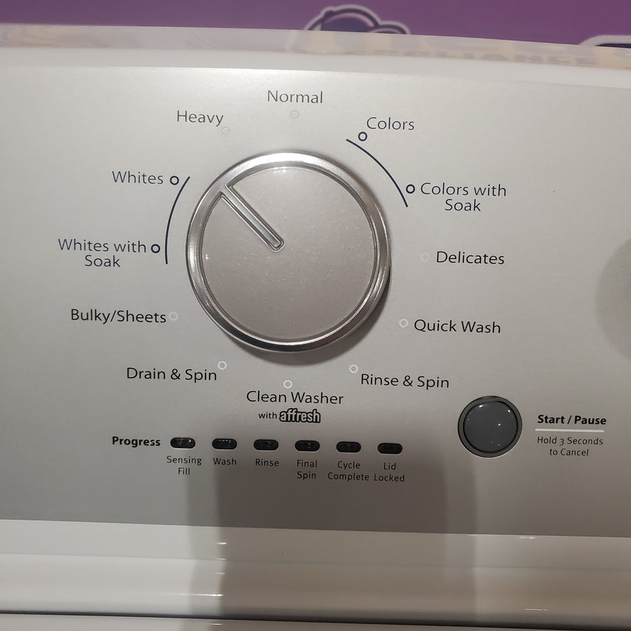 Whirlpool Top Load 3.8 Cu. Ft. Washer with Removable Agitator in White WTW4957PW - Certified Refurbished
