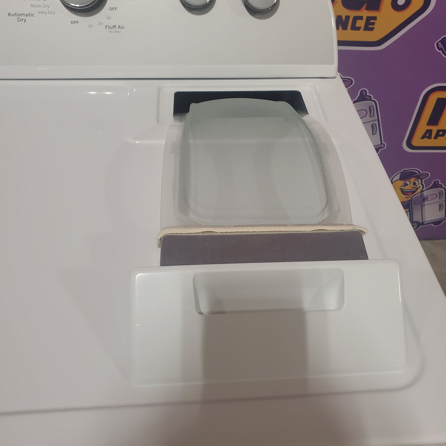 Whirlpool White Electric Extra Large 7.0 Cu. Ft. Dryer with Wrinkle Shield 22442607 - WED4815EW - Scratch & Dent (Minor)