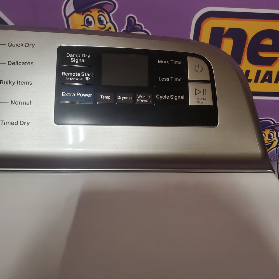 Maytag 7.4 Cu. Ft. Top Load Electric Dryer with Extra Power and Advanced Moisture Sensing MED6205RW - Scratch & Dent (Minor)