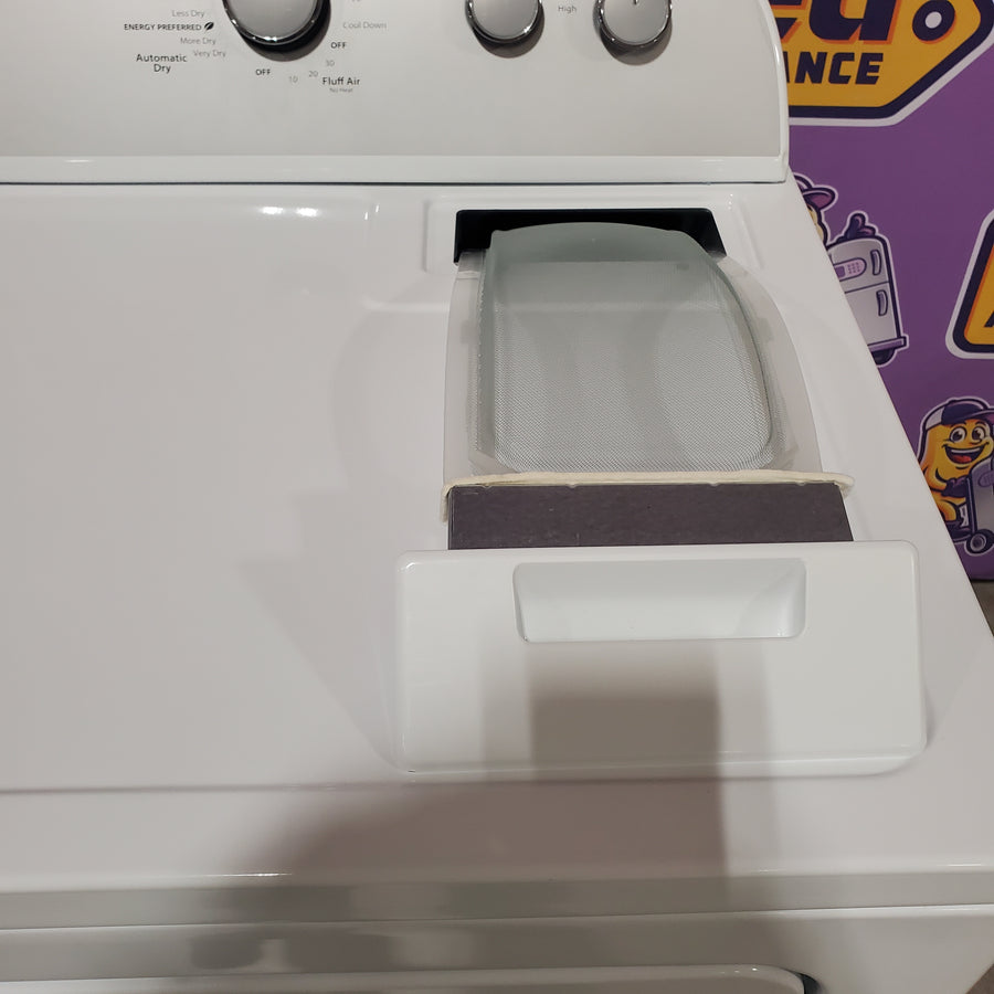 Whirlpool White Electric Extra Large 7.0 Cu. Ft. Dryer with Wrinkle Shield WED4815EW - Open Box