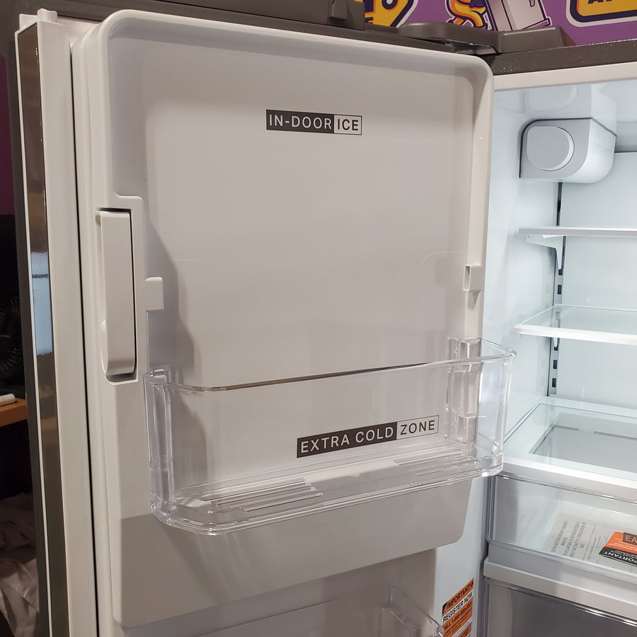 Whirlpool Counter-Depth 23.4-cu ft 3 -Door Refrigerator with Dual Ice Maker with Water and Ice Dispenser WRFC5236RZ - Scratch & Dent (Minor)