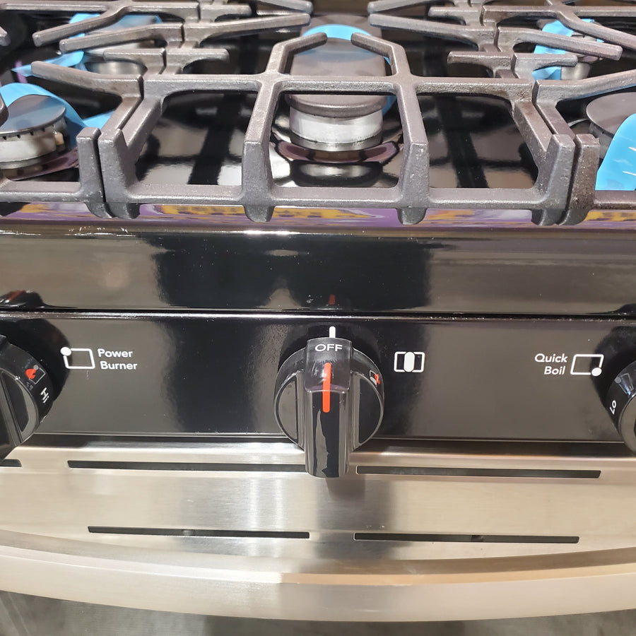Frigidaire 30 in. 5 Burner Freestanding Gas Range in Stainless Steel FCRG3052AS - Certified Refurbished