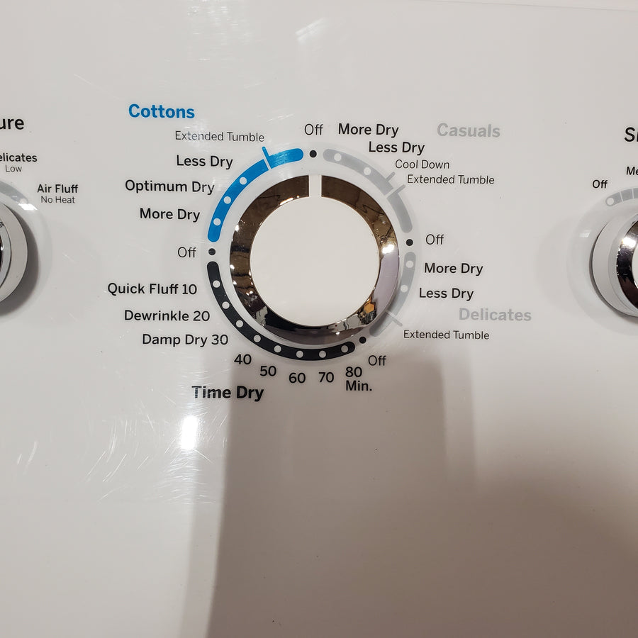 GE White Electric 7.2 Cu. Ft. Dryer with Aluminized Alloy Drum GTD42EASJWW - Certified Refurbished