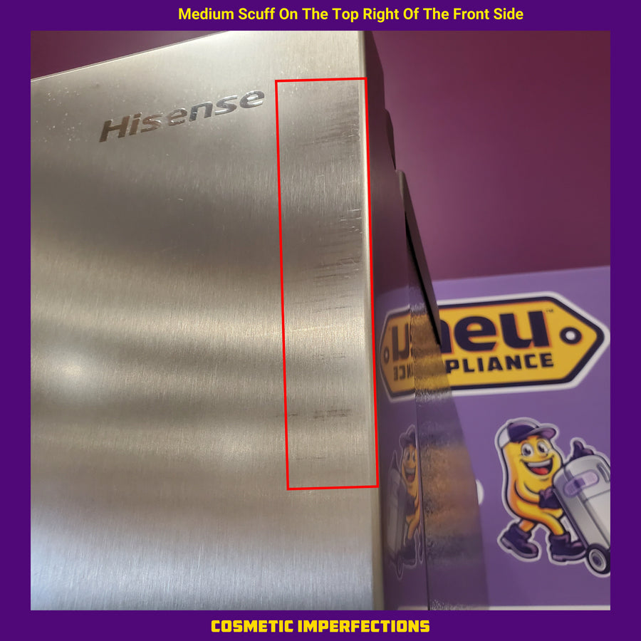 Hisense 29.1 cu. ft. Standard Depth Side by Side Refrigerator Stainless Steel 22321474 - HRS290P5FSE - Scratch & Dent (Moderate)
