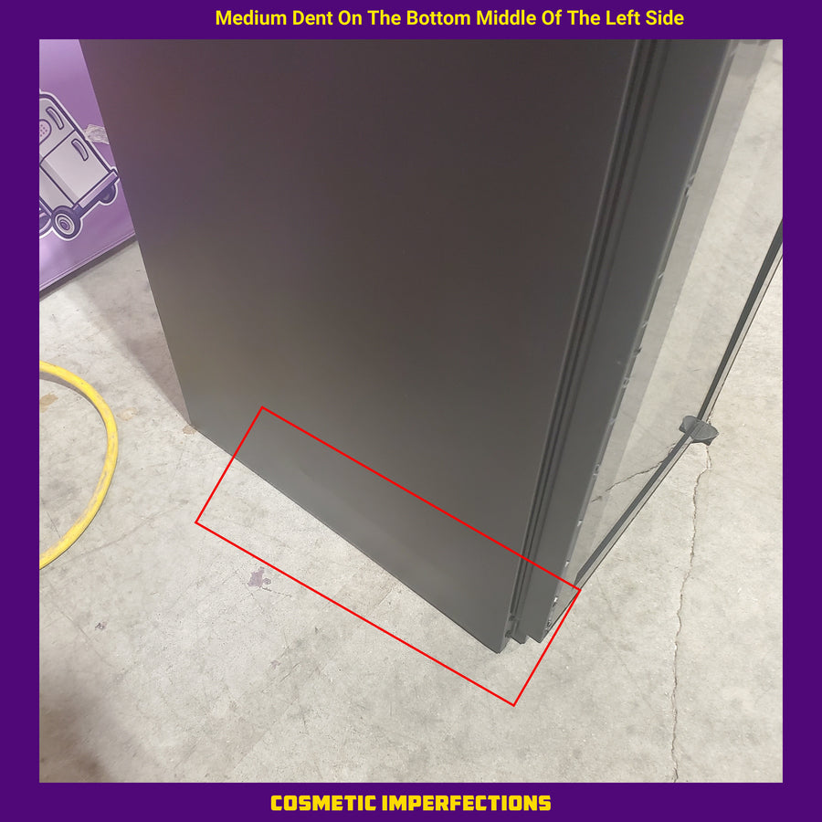 U-Line 15 Inch Wine Refrigerator with 3.0 Cu. Ft. Capacity, 3/4 Extension Wine Racks, LED Lighting, LOW-E Argon Thermopane Glass Door, Reversible Door Swing, Digital Touch Pad Control, and Convection Cooling UHWC115IG01A - Scratch & Dent (Minor)