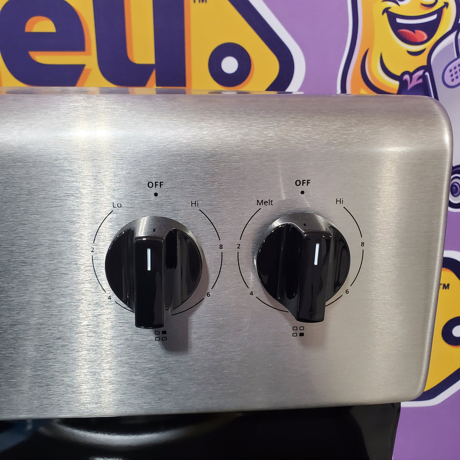 Whirlpool Stainless Steel 4.8 cu. ft. Electric Range with Keep Warm setting and Large Oven Window 22521715 - WFC150M0JS - Open Box
