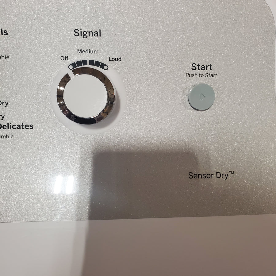 GE White Electric Aluminized Alloy Drum 7.2 Cu. Ft. Dryer with Sensor Dry and Extended Tumble GTD45EASJWS - Certified Refurbished
