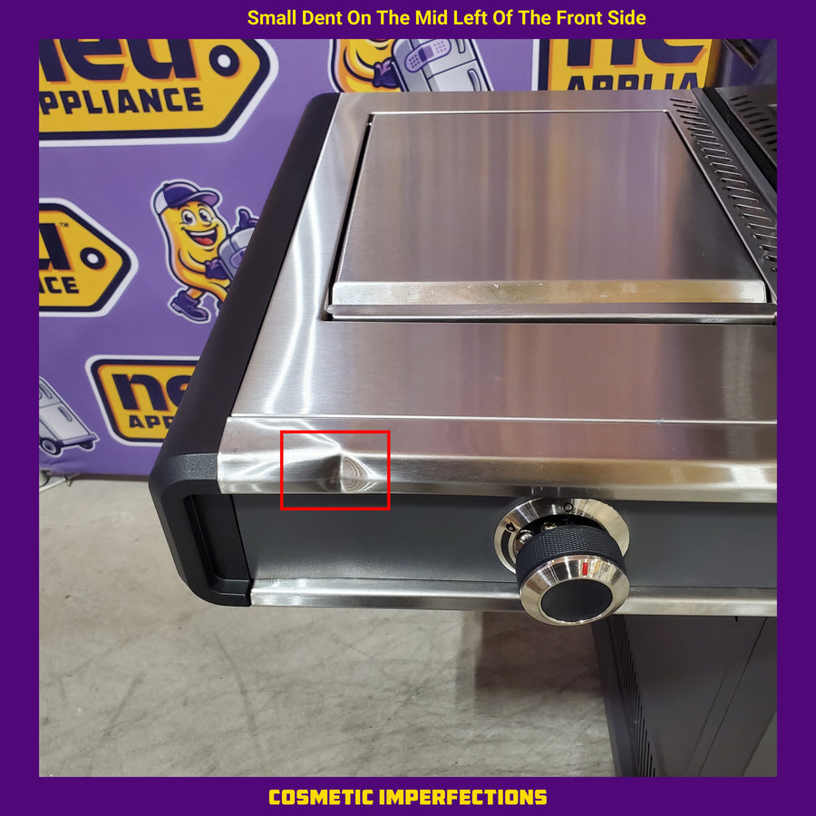 Charbroil® Commercial Series™ 4 Burner Gas Grill & Griddle in Stainless Steel 463263924 - Scratch & Dent (Moderate)