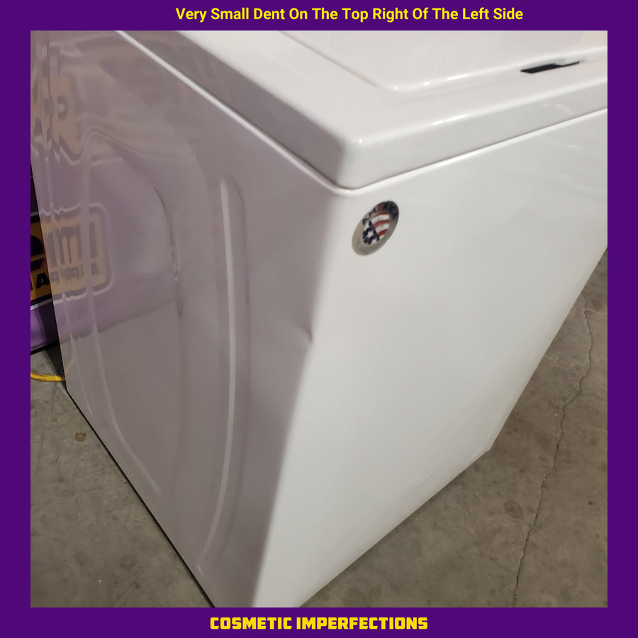 Roper White 3.5 Cu. Ft. Top Load High Efficiency Washer with Agitator RTW4516FW - Certified Refurbished