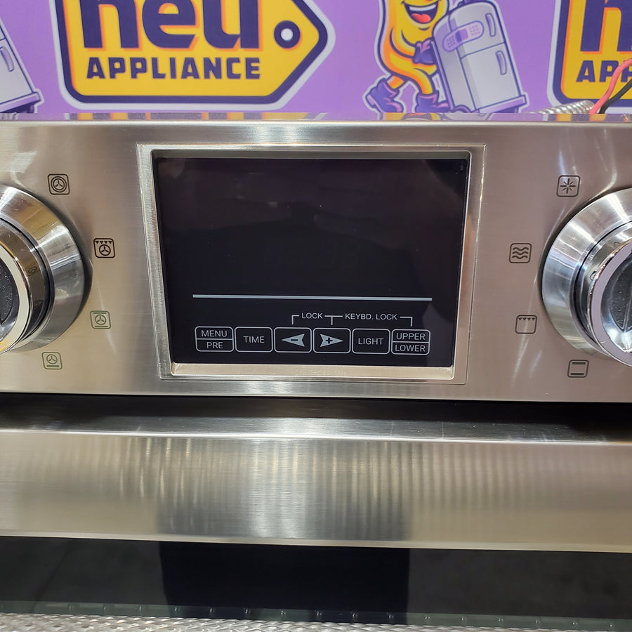 Hestan 30 Inch Double Wall Oven with TwinVection™ Technology, Touch Control Display, Porcelain Enamel Interior, Soft Close Door, 9 Oven Modes, and Marquise Accented™ Handle KDO30 - Scratch & Dent (Minor)