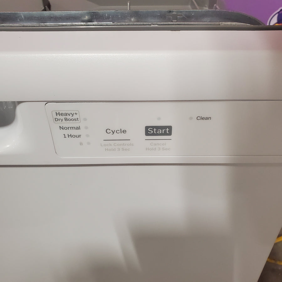 GE® ENERGY STAR® Dishwasher with Front Controls in White GDF460PGTWW - Scratch & Dent (Minor)
