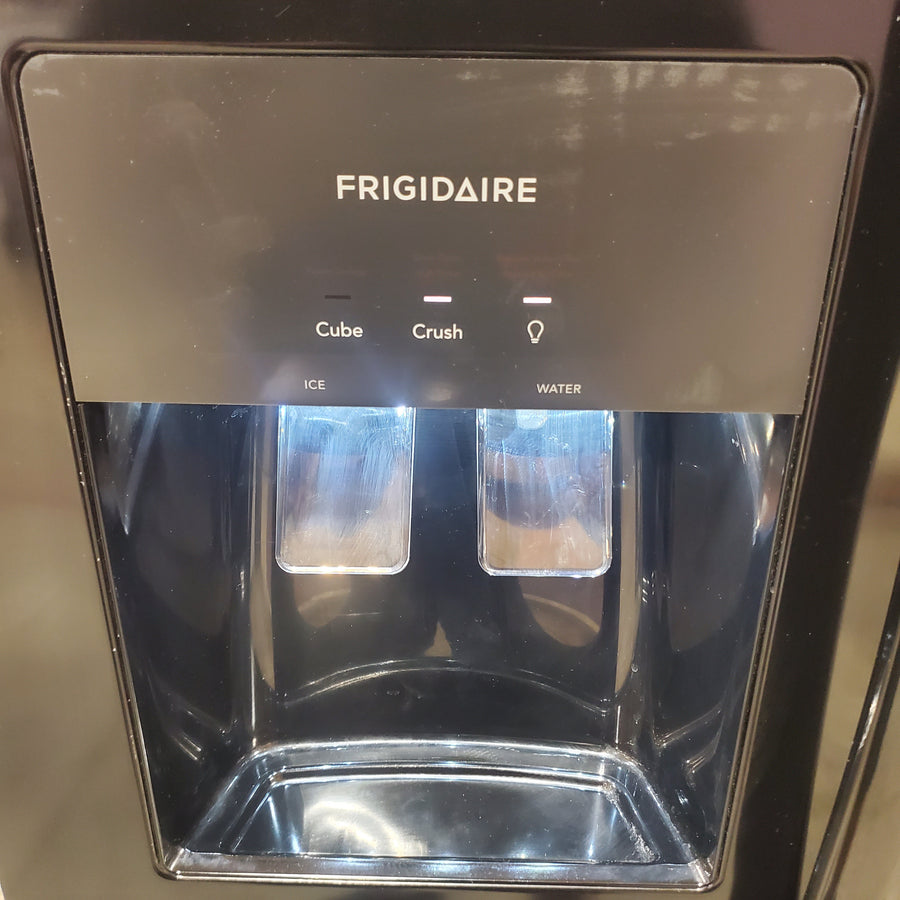 Frigidaire Black 26 Cu. Ft. Standard-Depth ENERGY STAR Side-by-Side Refrigerator with EvenTemp™ Cooling System FRSS2623AB - Scratch & Dent (Minor)