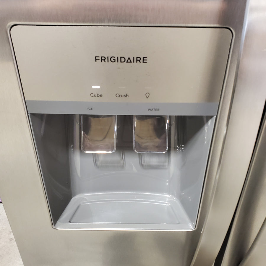 Frigidaire 33" Wide 22.3 cu. ft. ENERGY STAR Side by Side Refrigerator Stainless Steel with Exterior Water and Ice Dispenser FRSS2323AS - Scratch & Dent (Minor)