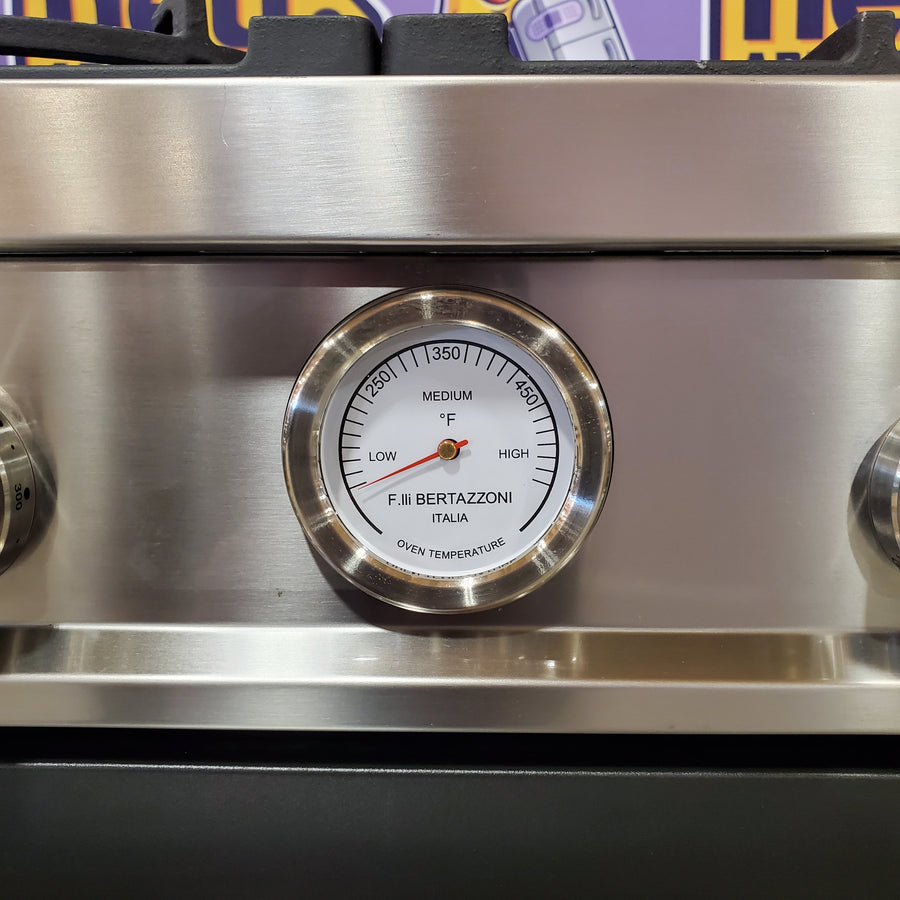 Bertazzoni 48 Inch Freestanding Gas Range with 7.1 cu. ft., 6 Sealed Burners, Griddle, and Convection MAST486GGASNEE - Scratch & Dent (Moderate)