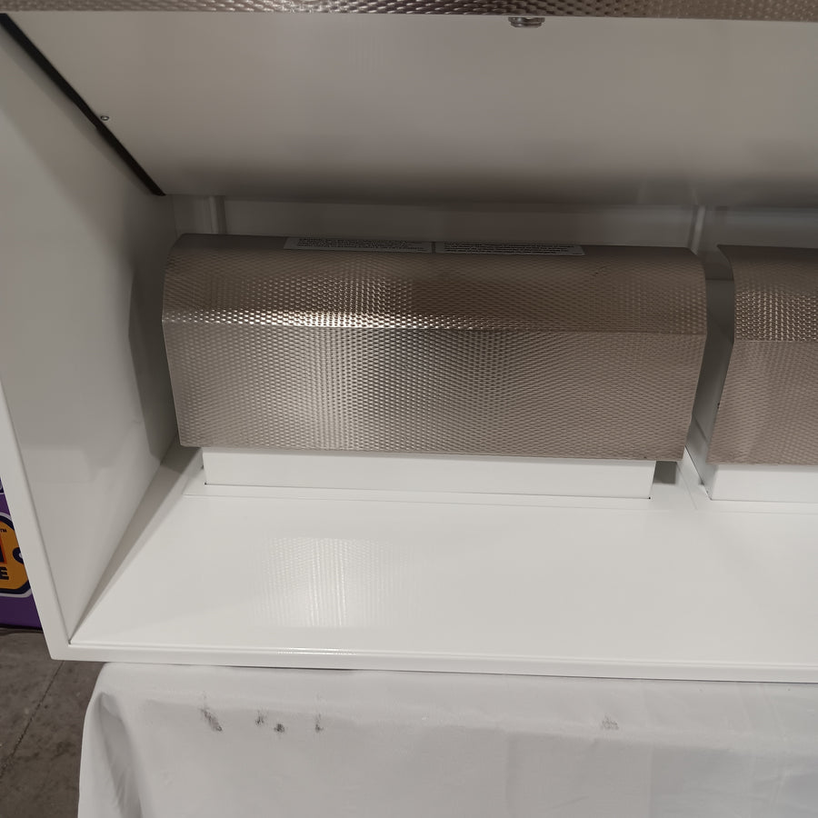 Hestan 48 Inch Pro Canopy Range Hood with CircuFlow Ventilation System™, 1200 CFM Blower, Dishwasher Safe Components, LED Lighting and Marquise™ KVP48WH - Open Box