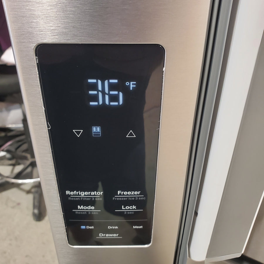 Whirlpool® 30 Cu. Ft. Family-Sized Capacity French Door Refrigerator with Flexible Temperature Drawer WRMF3336SZ - Scratch & Dent (Moderate)