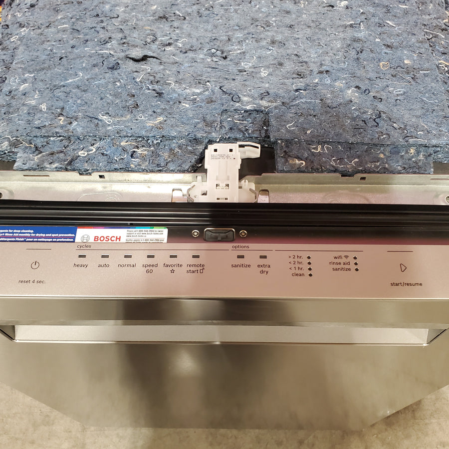 Bosch 500 Series 24 in. Stainless Steel Top Control Tall Tub Pocket Handle Dishwasher with Stainless Steel Tub, Quiet 38 dBA SHP95CM5N - Open Box