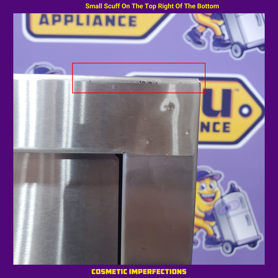 Coyote 36 Inch Stainless Steel Chimney Hood for Outdoor Grill with Flue, Variable Speed Control, Heat Sentry, Halogen Lighting, and Easy-Clean Baffle Filters C1HOOD36 - Scratch & Dent (Moderate)