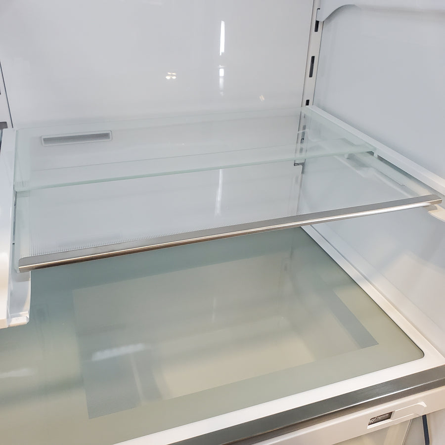 Bertazzoni 36 Inch Freestanding 4-Door French Door Refrigerator with 21.6 Cu. Ft. Total Capacity, Precise Temperature, Individual Quattro Temp Zone Drawer, and Dual Humidity-Controlled Crispers REF36FDFZXNT - Scratch & Dent (Moderate)