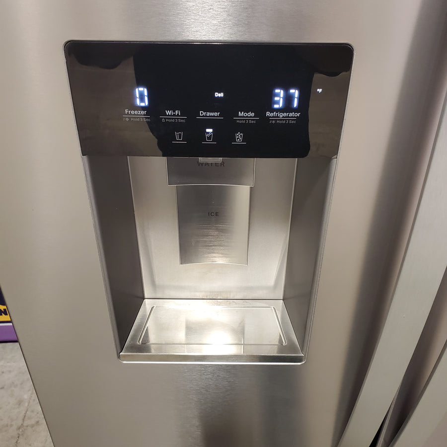 Whirlpool Counter-Depth 23.4-cu ft 3 -Door Refrigerator with Dual Ice Maker with Water and Ice Dispenser WRFC5236RZ - Scratch & Dent (Minor)