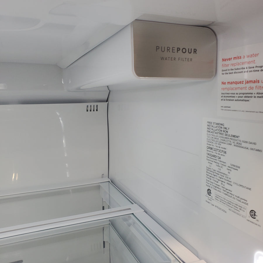 Frigidaire Gallery 22 Cu. Ft. 4-Door Counter-depth French Door Refrigerator with Ice Maker (Fingerprint Resistant Stainless Steel) ENERGY STAR GRMC2273CF - Open Box