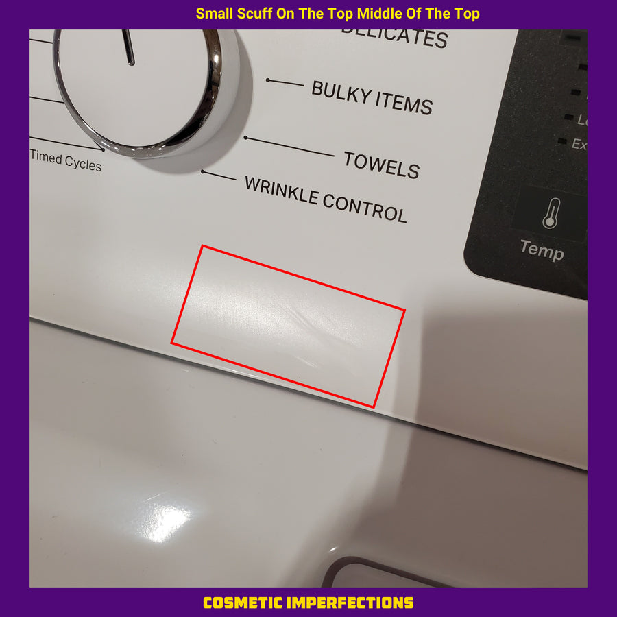 Whirlpool 7.0 cu. ft. Electric Dryer with Adaptive Dry and Wrinkle Shield™ Option 22442640 - WED4307SW - Scratch & Dent (Moderate)