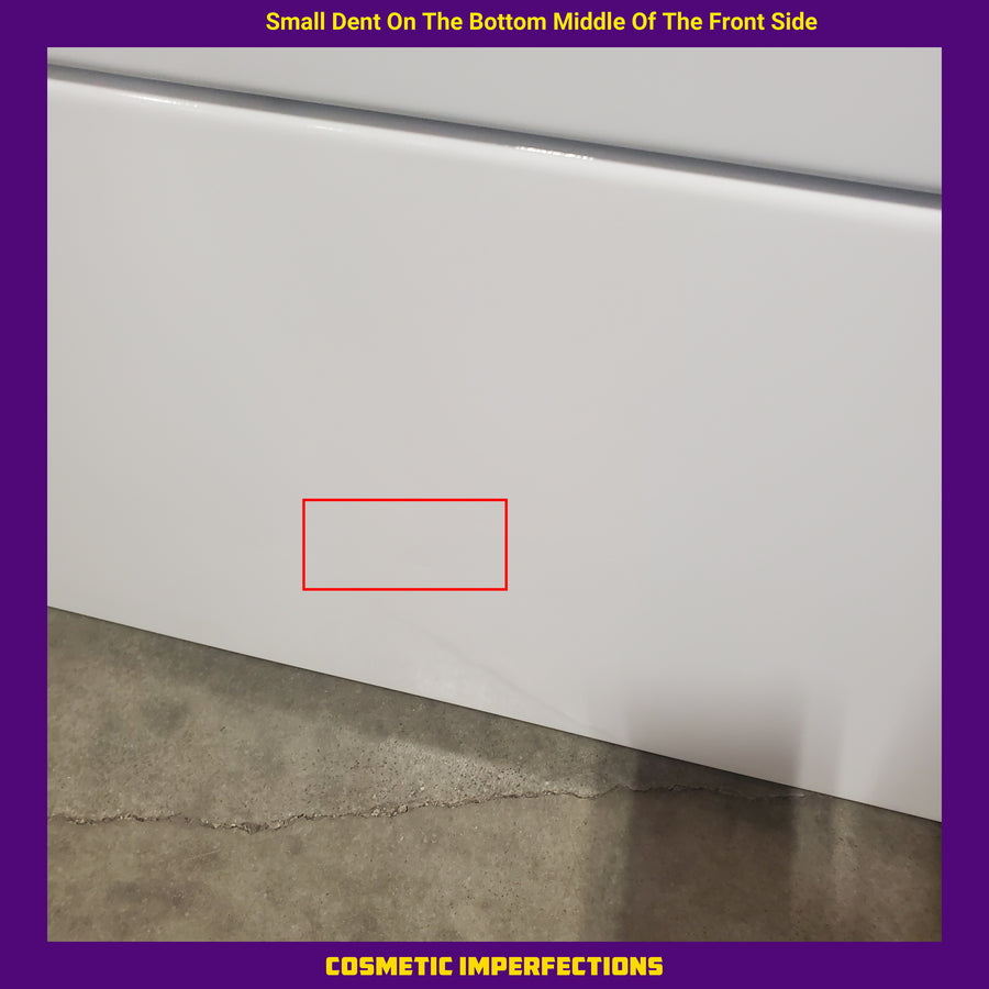 Whirlpool 4.3-cu ft High Efficiency Impeller Medium Top-Load Washer in White WTW5000DW - Open Box and Whirlpool White Electric Extra Large 7.0 Cu. Ft. Dryer with Wrinkle Shield WED4815EW - Scratch & Dent (Minor)