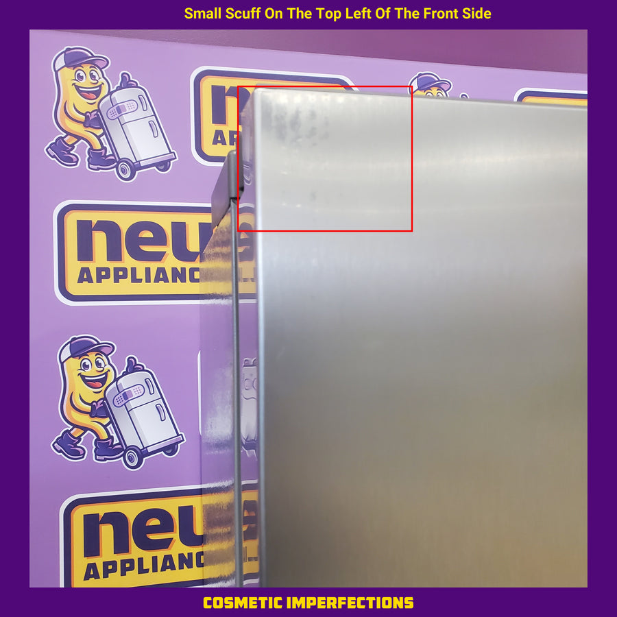 Hisense 29.1 cu. ft. Standard Depth Side by Side Refrigerator Stainless Steel HRS290P5FSE - Scratch & Dent (Minor)