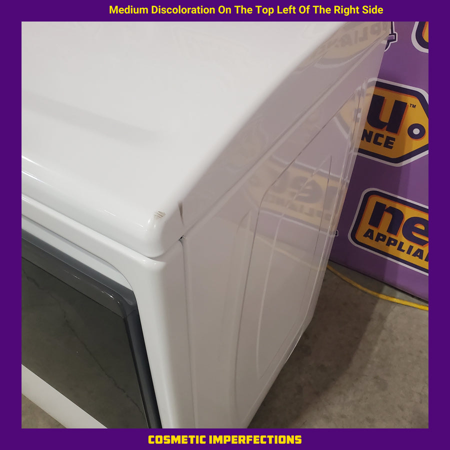 Maytag 7.4 Cu. Ft. Top Load Electric Dryer with Extra Power and Advanced Moisture Sensing MED6205RW - Scratch & Dent (Minor)