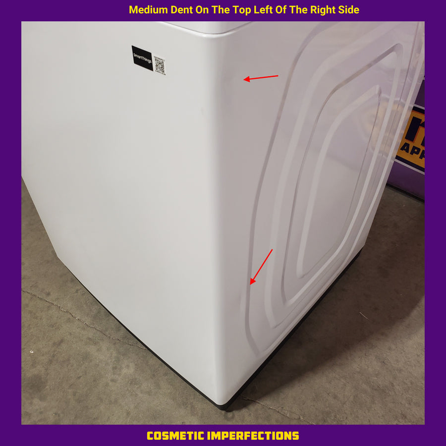 Samsung 5.2 cu. ft. Large Capacity Smart Top Load Washer with Super Speed Wash in White WA52DG5500AW - Scratch & Dent (Minor)