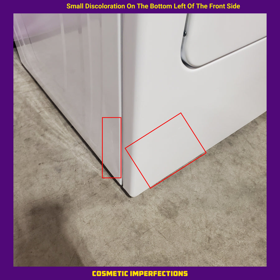 Whirlpool White Electric Extra Large 7.0 Cu. Ft. Dryer with Wrinkle Shield 22421741 - WED4815EW - Scratch & Dent (Minor)