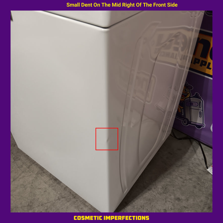 Maytag 4.2 Cu. Ft. Capacity Top Load Washer in White MTW4205SW - Scratch & Dent (Minor) and MayTag 7.0 cu. ft. Top Load Electric Wrinkle Prevent Dryer 16266 - MED4500MW - Scratch & Dent (Minor)