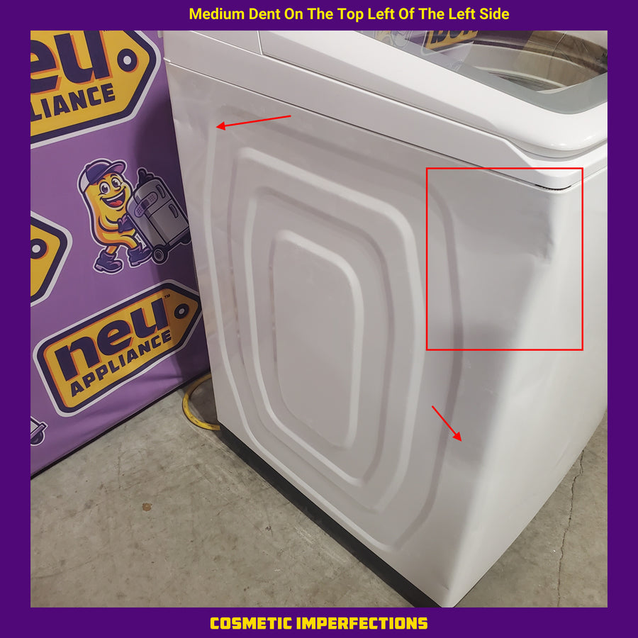 Samsung ENERGY STAR 5.0 cu. ft. Top Load Washing Machine with Active Water Jet 3511219 - WA50R5200AW - Certified Refurbished