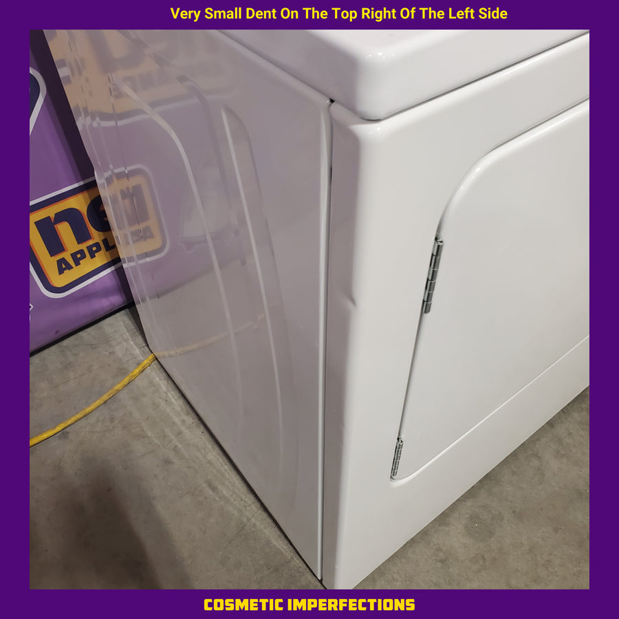 Roper White 3.5 Cu. Ft. Top Load High Efficiency Washer with Agitator RTW4516FW - Certified Refurbished and Roper 6.5 cu. ft. Electric Dryer with Wrinkle Prevent RED4516FW - Certified Refurbished